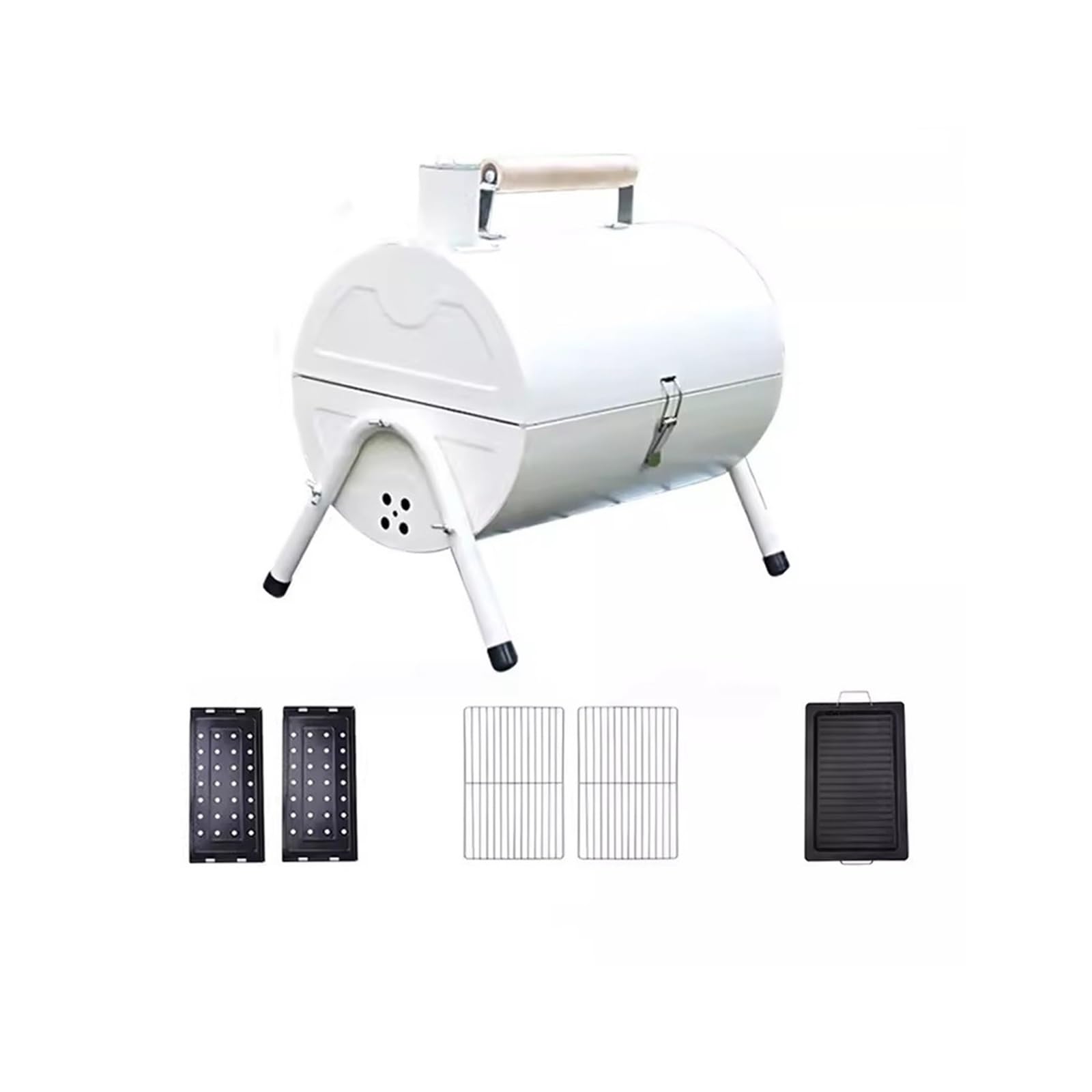 Grill węglowy Outdoor Camping Piec do grillowania Przenośny domowy piec Składany stojak na grill węglowy Pikniki kempingowe na świeżym powietrzu