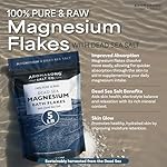 Aromasong Raw Magnesium Flakes for Bath + Dead Sea Salt for Soaking - 5 Lb Resealable Pack Magnesium Chloride Flakes - Organic Bath Salt Relaxing Mineral Soak (Packaging May Vary) - Image 3