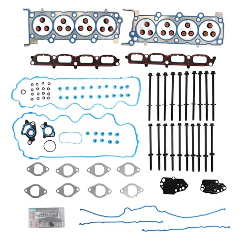 Image of KAX Engine Cylinder Head Gasket Set Compatible with Ford F-150 2004-2006 5.4L, Expedition F-250 F-350 Super Duty 2005-2006, Lincoln Navigator 2005-2006, Mark LT 2006, Head Gasket Kit, OE# HS26306PT