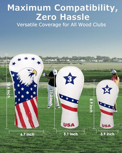 Fitense USA Flag Velour Covers