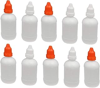 New Lon0167 10pcs 35mm Featured Diameter 50ml PE reliable efficacy Plastic Squeezable Dropper Dropping Bottle White(id:a6c 5c 8d 69e)