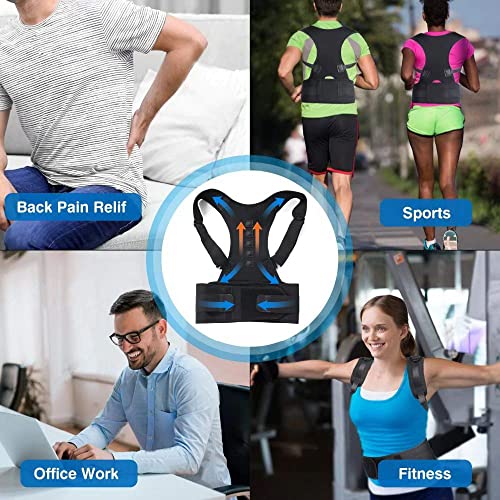 Ankaflex-Sporcu Korsesi Kamburluk Önleyici Korse Dik Durmak İçin Bel İnceltici Dik Duruş Bozukluğu İçin Korse