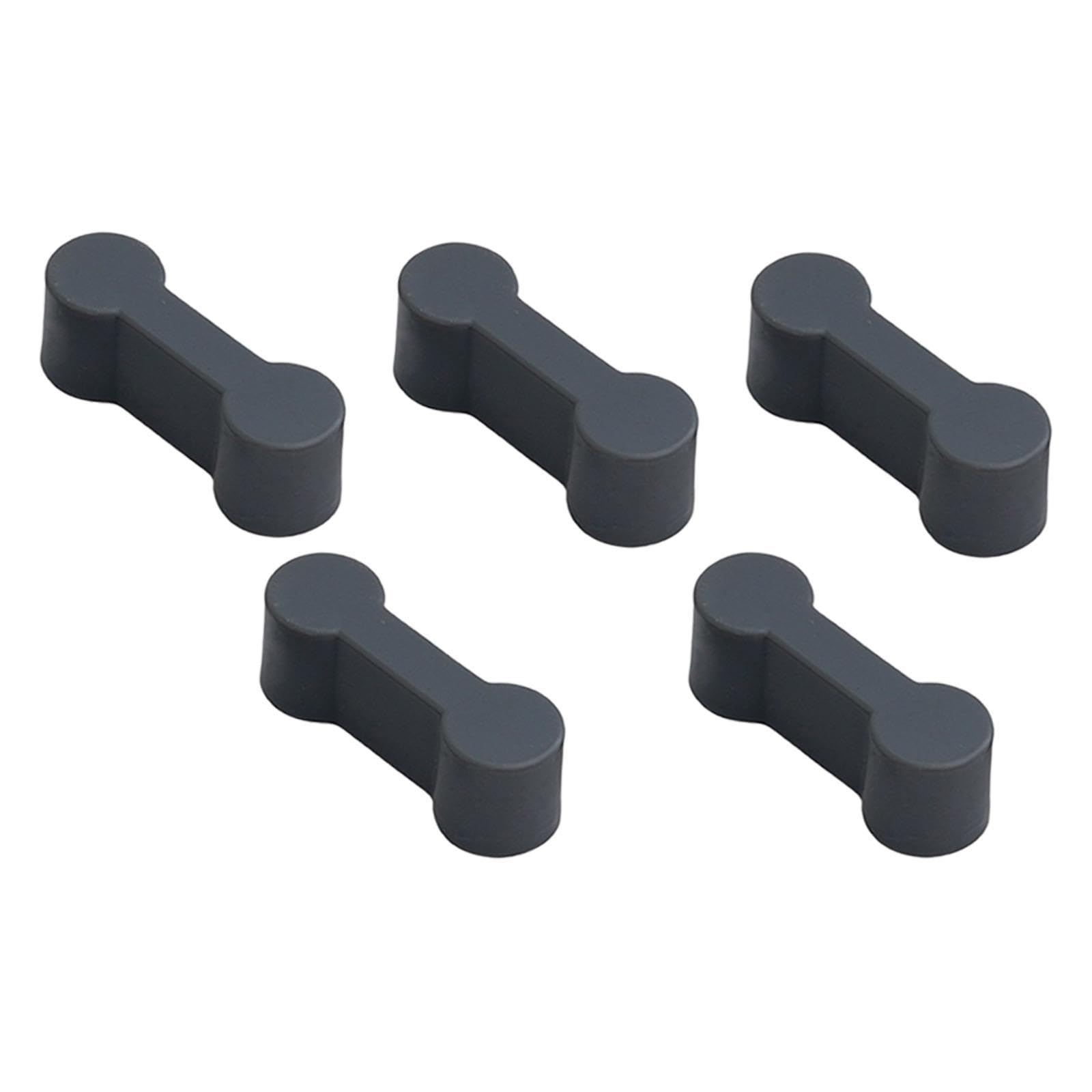 CALANDIS™ 5Pcs Dog Track Connectors Wood Train Track Accessories Railway Track Adapter Gray-image-20