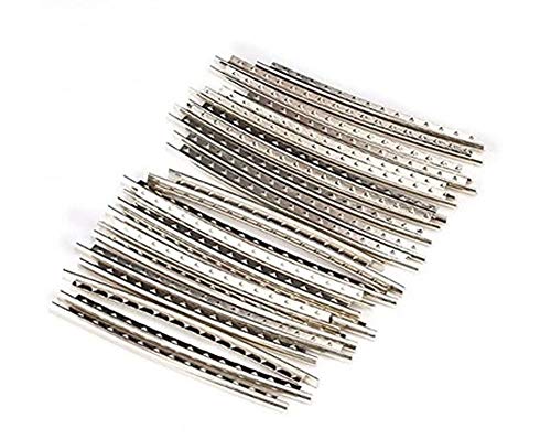 Tzong 24Pcs Guitar Luthier Tools Kit Copper Bass Fret Wires Fingerboard for Electric Guitar Accessories 2.2 mm