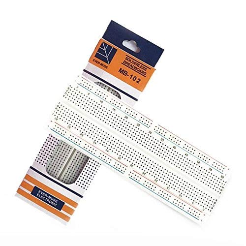 Scriptronics Breadboard 830 Point Solderless Prototype PCB Board Kit Protoboard MB-102 for Arduino (B08N7ZR3F2) Amazon Price History, Amazon Price Tracker