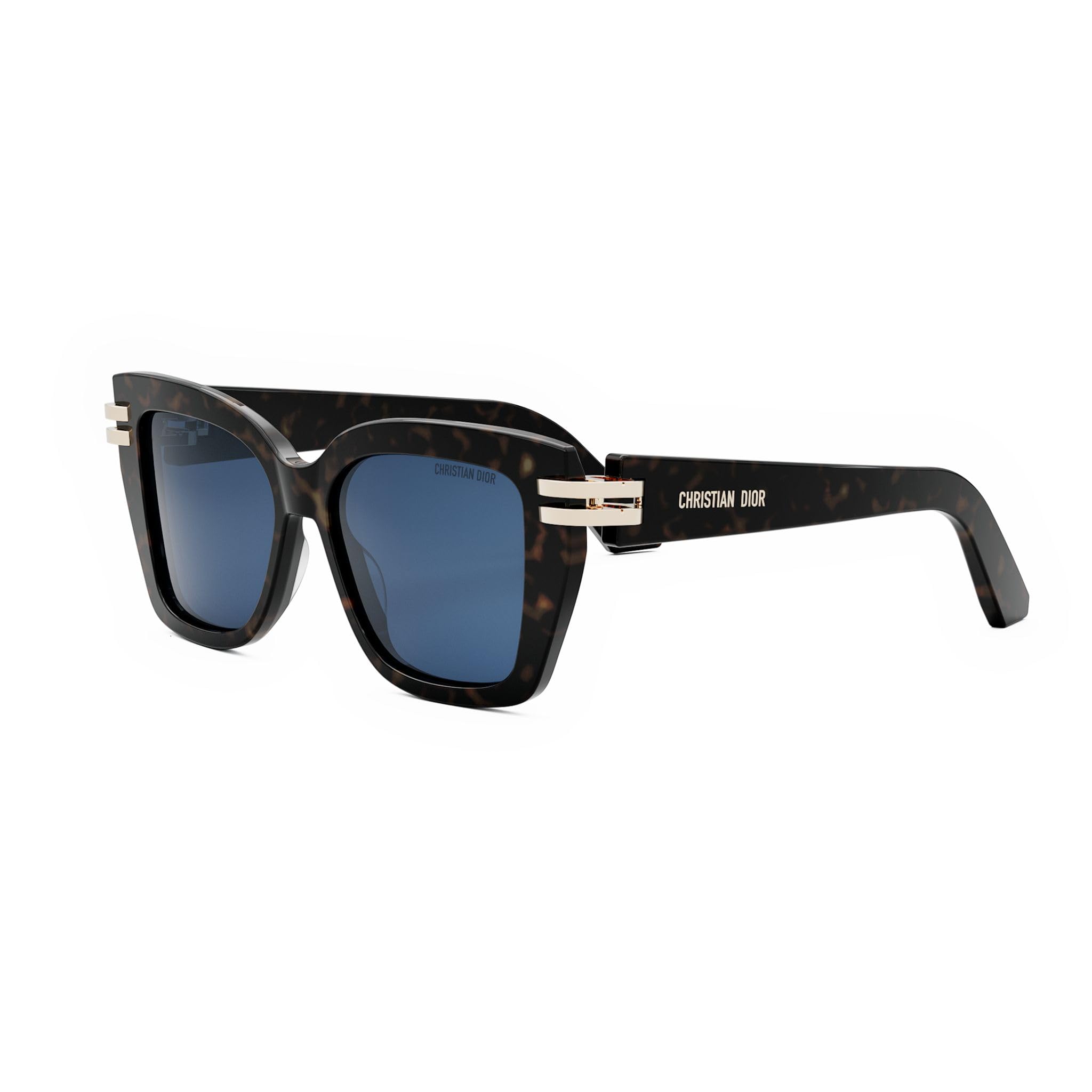 Lunettes de Soleil DIOR CDior S1I HAVANA/​SOLID BLUE 52/​15/​135 femme