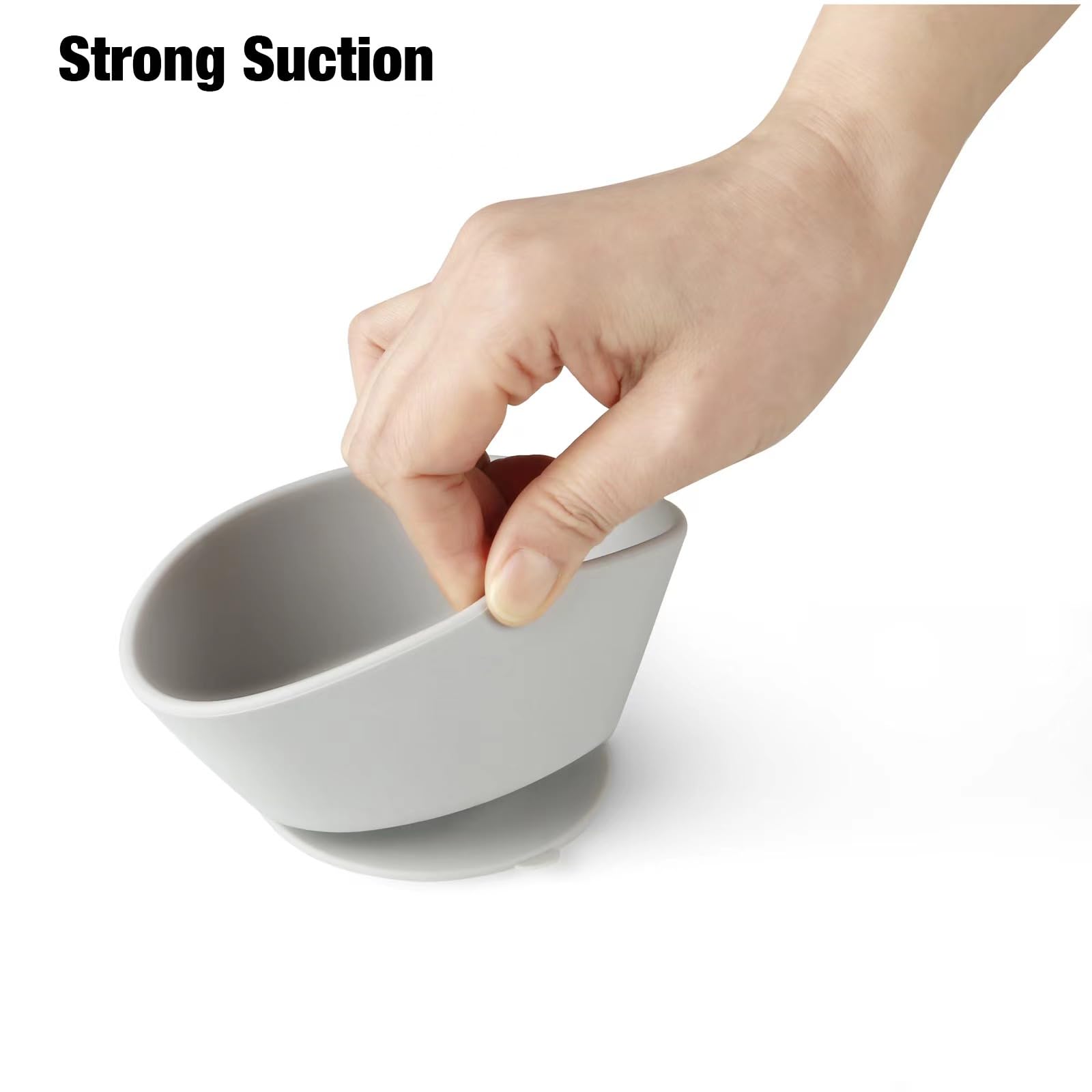 PandaEar Lot De 3 Bols En Acier Inoxydable Pour Bébé Avec