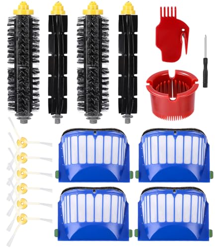 17PCS Recambios Repuestos de Accesorios para Roomba 600 Serie 605 606 610 615 616 620 621 625 630 631 632 650 651 653 655 660 670 671 676 680 681