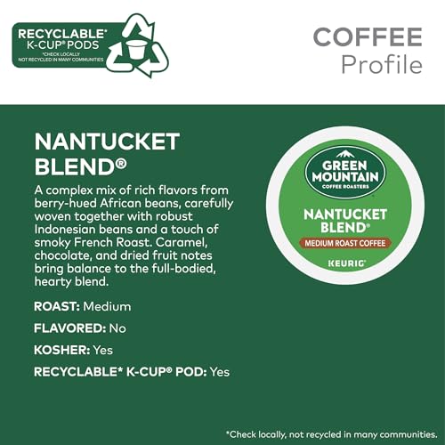 Image of Green Mountain Coffee Roasters Nantucket Blend, Single-Serve Keurig K-Cup Pods, Medium Roast Coffee Pods, 72 Count