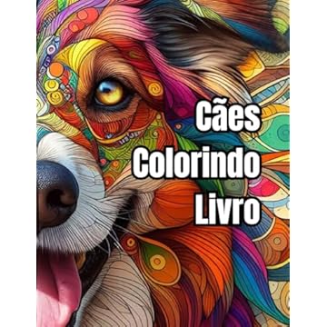 Capa do livro Cães Colorindo Livro