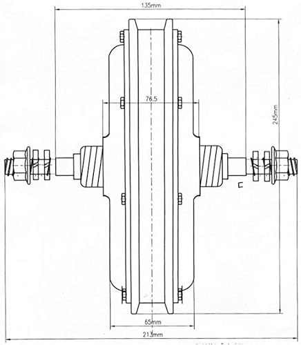 RANZIX Kit di conversione per bicicletta elettrica...