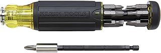 Klein Tools 32303 Multi-Bit Screwdriver / Nut Driver, Impact Rated 14-in-1 Magnetic Screwdriver Set Phillips, Slotted, Square, Combo, Torx