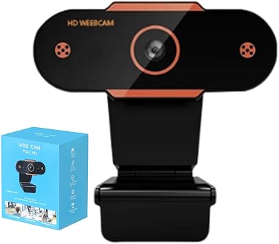 USB Laptop Webcam - HD Mini Camera, Adjustable PC Webcam | Streaming Cam, Built-in Microphone Camcorder, Clip-on Webcam for Virtual Education, Plug and Play Daily Office Calls