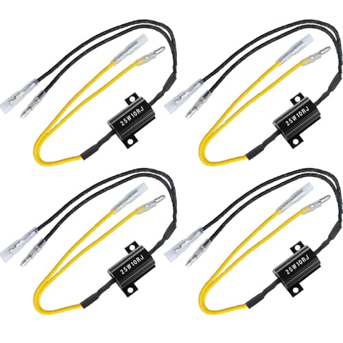 Image of Gebildet 4PCS 25W 10 LED Load Resistors - Turn Signal Resistor Flasher Adaptor for LED Turn Signal & License Plate Lights