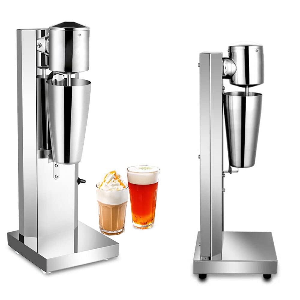 Frullatore da 180 W, per bevande, cocktail, albume d'uovo, frullatore, 650 ml, in acciaio inox