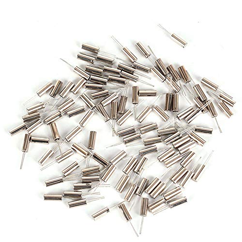 Oscilador de cristal 20 peças, 32,768 KHz 32768HZ 2 x 6 mm TOP
