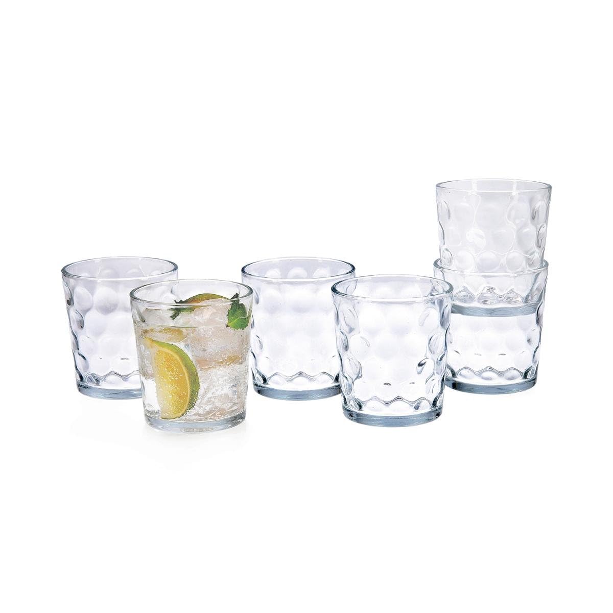 Quid Kata - Set 6 vasos forma baja 26cl, Aptos para lavavajillas, vidrio, 6 Unidad (Paquete de 1)