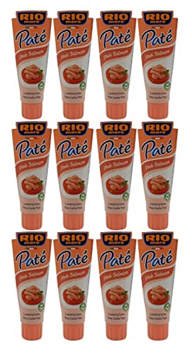 12x Rio Mare Patè Salmone Rosa Lachs Thunfischcreme 100g Streichfähige Lachscreme Aufstrich