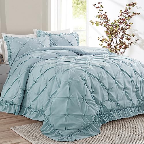 HOMBYS Oversized King Comforter Set, Ultra Soft Pinch...