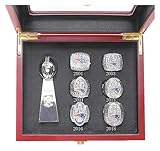 Bagues et trophées de championnat, Bague de championnat des Patriots avec ensemble trophées fantastiques, bagues champion du Super Bowl, objets collection, souvenir la Nouvelle-Angleterre, Rugby