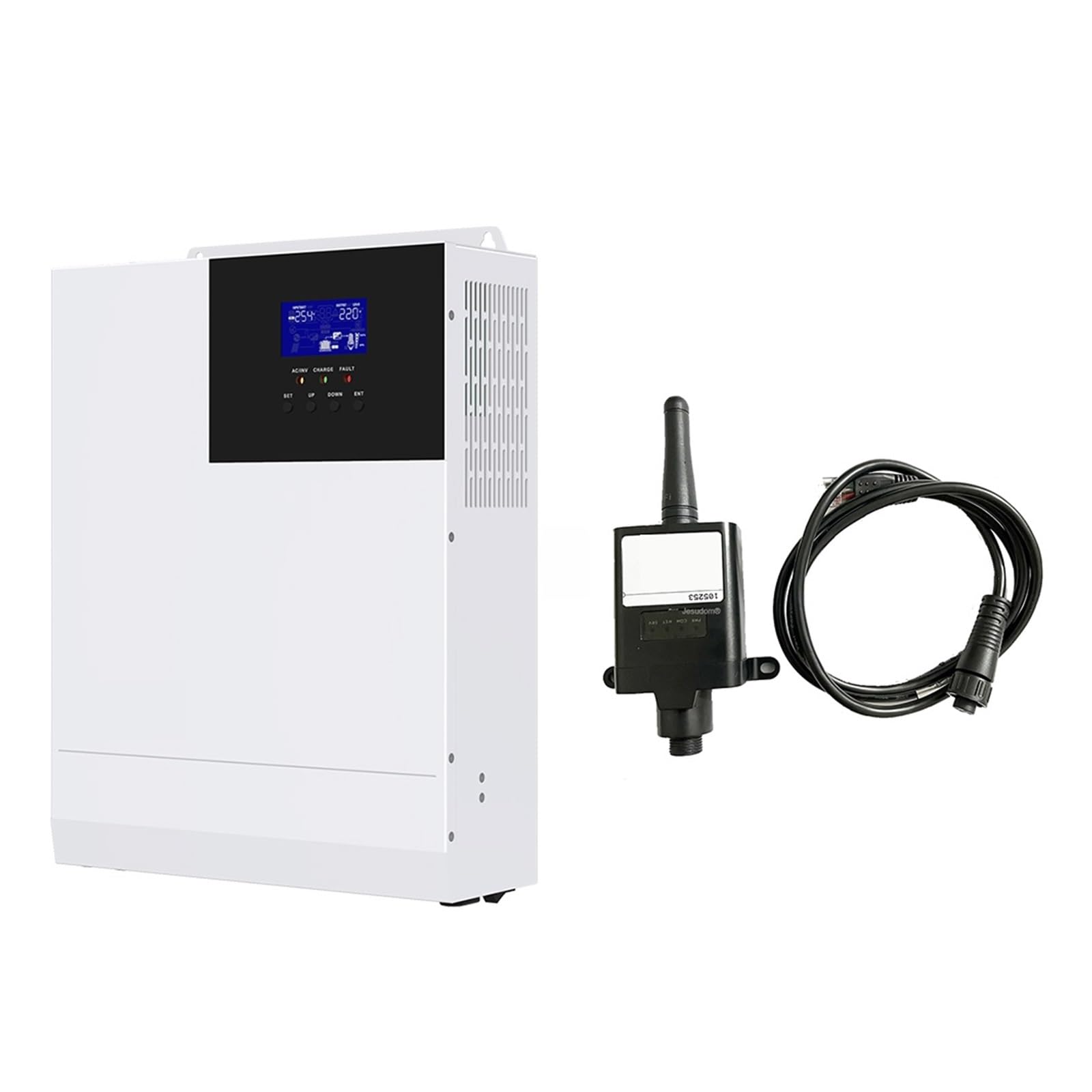 3300W Hybrydowy Falownik Solarny MPPT 80A 3300VA Sinusoidalny Off-Grid 24V Ładowarka Stabilny Niezawodny Kompleksowe Zastosowanie(3300W)