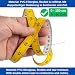 Schneidermaßband, 1 Stück, 2 in 1 Maßband mit CM und Zoll Skalierung, universal Massband mit 150 cm Gesamtlänge, Ausmessung von Kleidung, Körper-Fett, Rollmaßband, Messband, aus Glasfieber Kunststoff