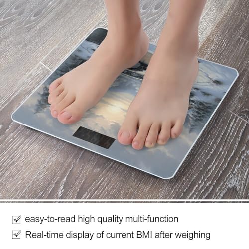 Báscula digital de baño precision con diseño de invierno miniatura 5