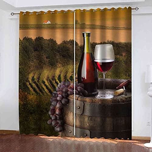 Rideau occultant isolant en polyester lot de 2 panneaux de 200x160 cm - 2