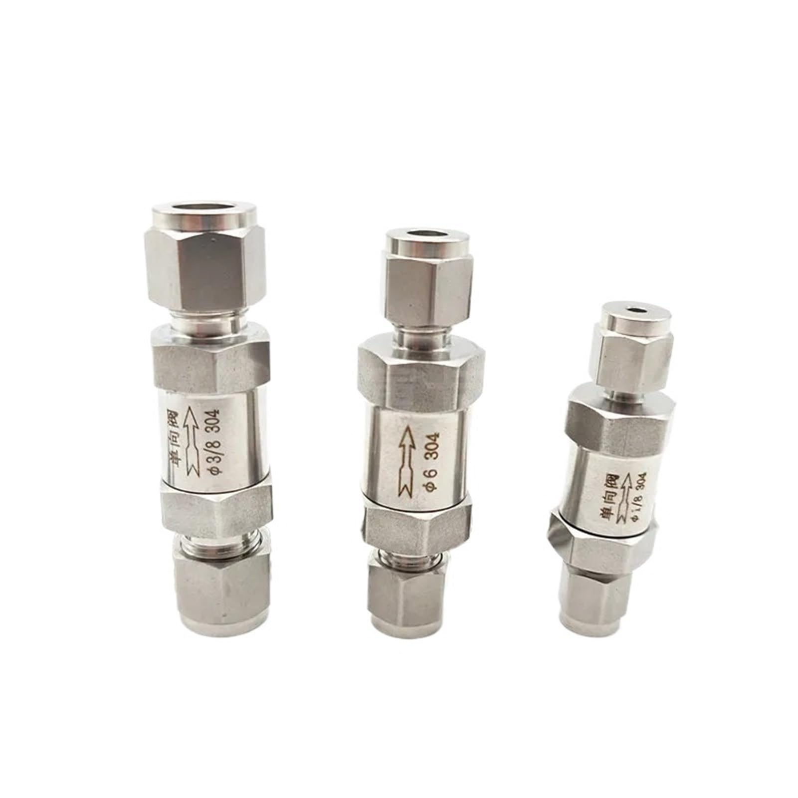 Uyzndkvsi 1/4 Pcs 30 Stainless Steel -Way Valve Check Valve(")
