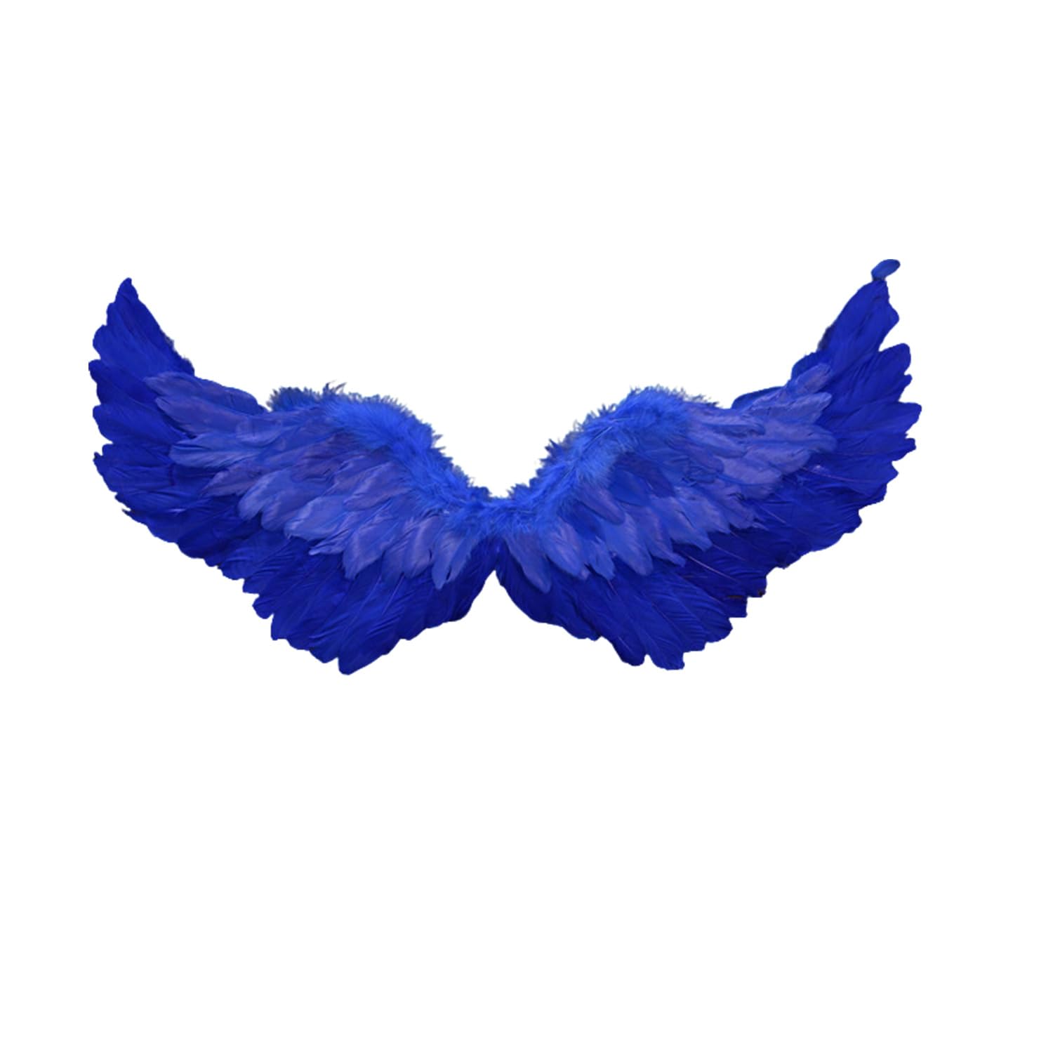 Tudegy Angel Wings,Fairy Wings Outfit Angel Accessories,Feather Wing with Elastic Straps,Fallen Angels Costume Men Women Halloween Costume Accessory (Blue)