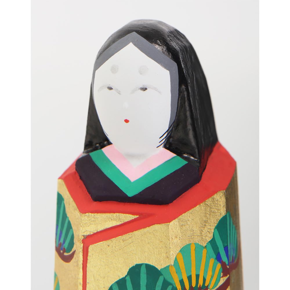 Amazon.co.jp: 久月official 雛人形 神泉作 奈良一刀彫 4号立雛 3H-I4