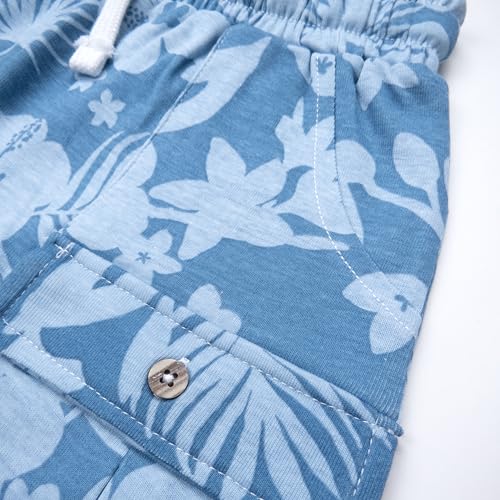 3 Piece Short Sleeve Top, Short and Hoodie Set for Infant Baby Boys, Girls, Unisex4