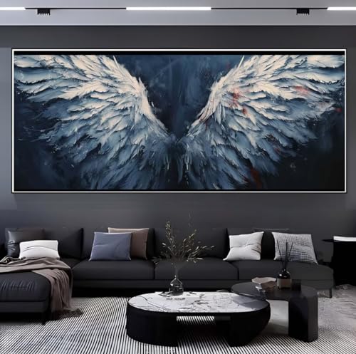 Full Drill Diamond Painting Enfant et Adulte Ailes | Art Mural 95x225cm