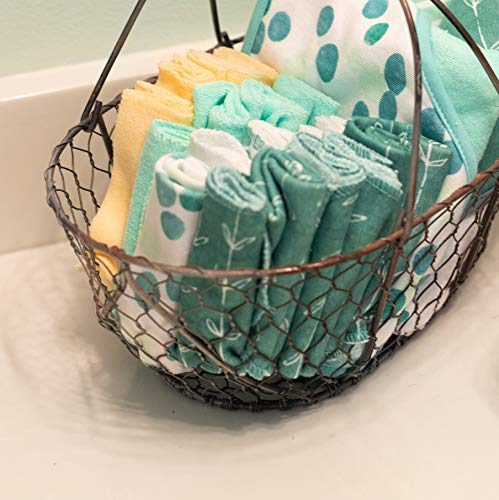 Image of Spasilk Baby 20 Pack Soft Terry Bath Washcloth Wipes