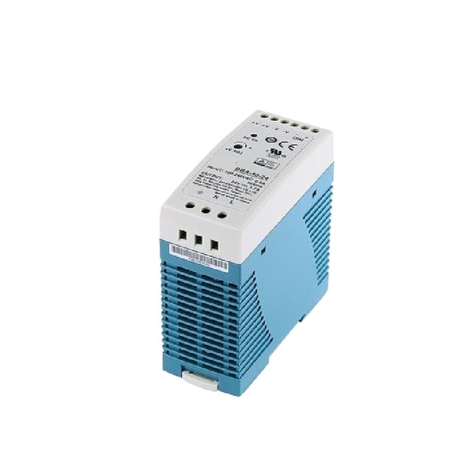 Alimentation 24V CC DRA-40-24 avec courant de sortie ajustable