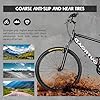 Omelaza 26-inch Mountain Bike, Iron Frame, 7-Speed Front and Rear V-Brakes MTB with Lock-Out Suspension Fork for Men and Women Black #2