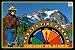 REAL Moveable Working Gauge Smokey Bear Sign! Fire Danger! 8"x12" All Weather Metal LOG CABIN Decor Rustic Distressed Lodge U.S. Forest Service National Park Decor