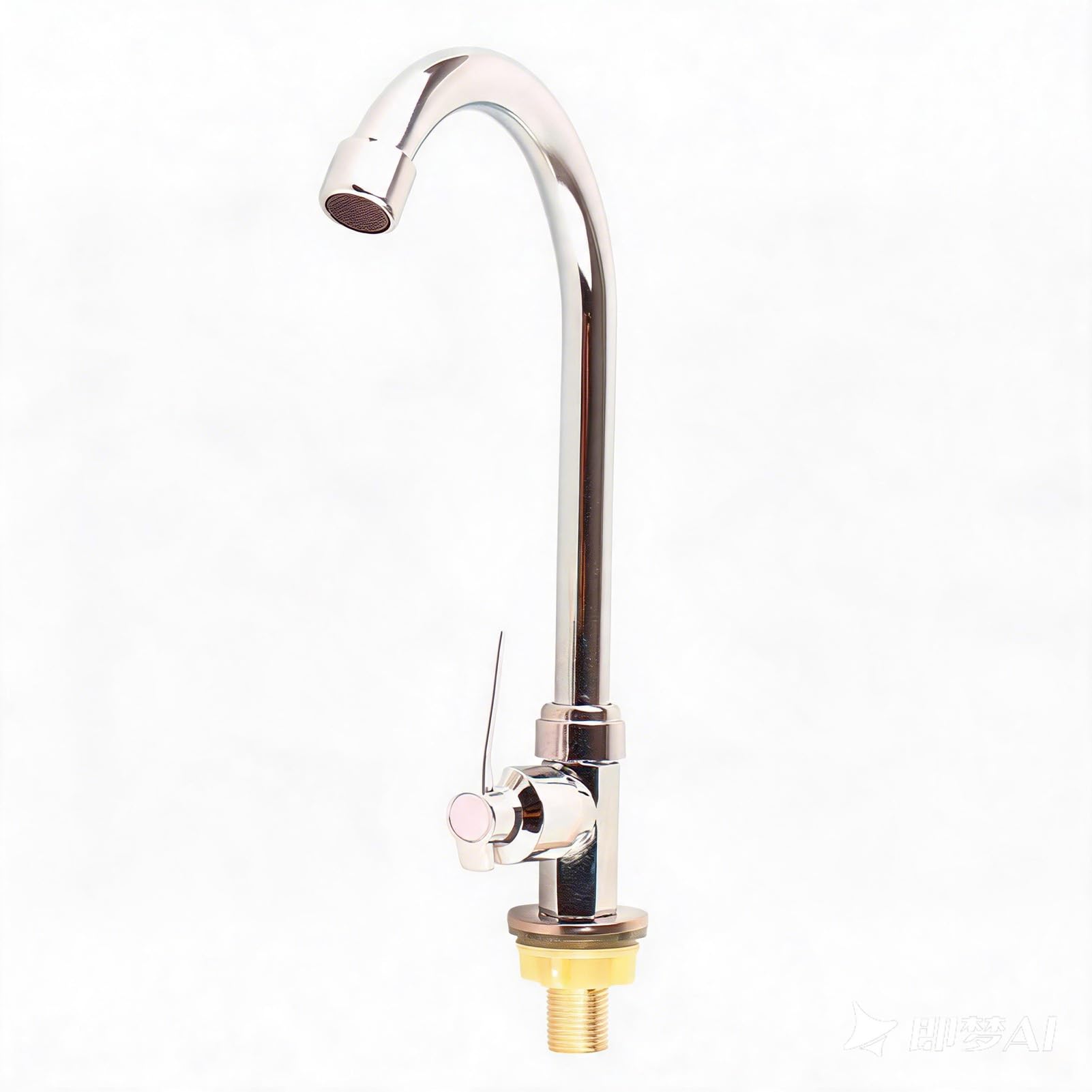 Küchenwasserhahn, Spültischarmatur, G1/2 Zoll Einhebel-Einrohr-Kaltwasser-Waschtischarmaturen Für Küche, Außenbereich, Garten Und Bar, (ohne Schlauch)