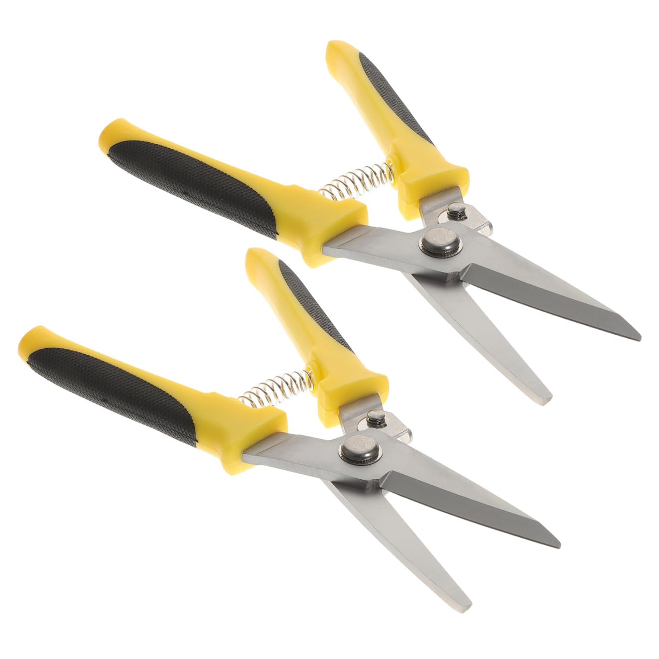 SHINEOFI Tijeras para Metal de Alta Resistencia 2piezas, Portátiles y Ligeras, Cizalla para Chapa Metálica y Corte de Aluminio en Tareas Variadas
