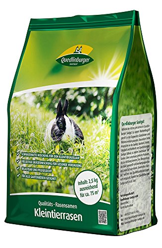 Preisvergleich Produktbild Quedlinburger 104998 Kleintierrasen 2,5 kg (Rasensamen)