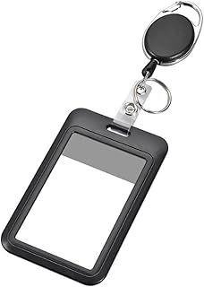 wumio パスケース リール付き プラスチック 最大70cm 伸縮 定期入れ IDカードホルダー ICカード ネーム 硬質 ケース 通勤 通学 学校 電車 ストラップ 薄型 キーリール