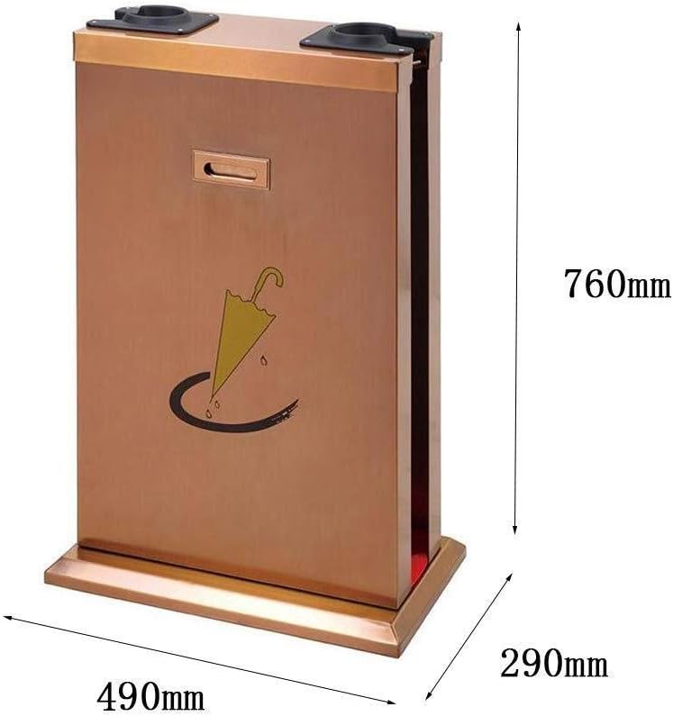 イタリア製陶器 傘立て 橙色花柄 レインラック アンブレラスタンド