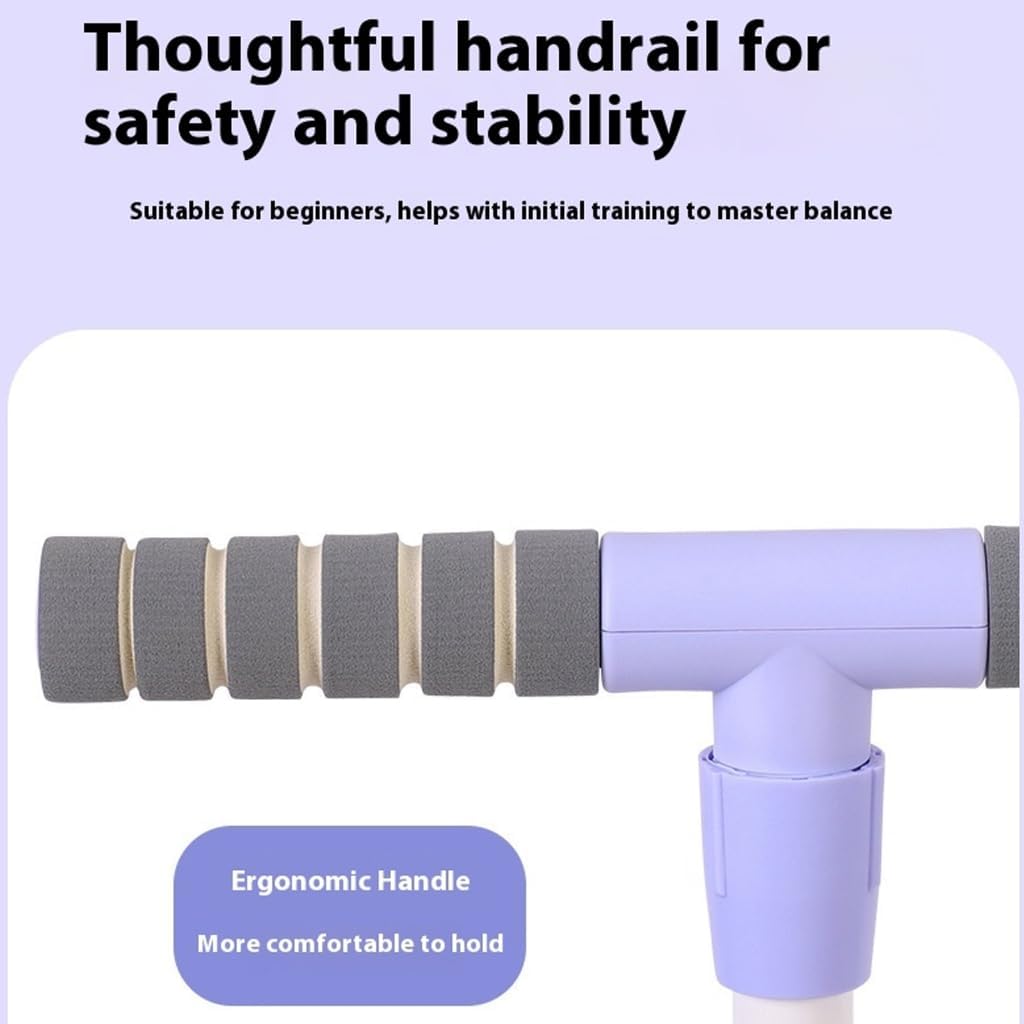 Leg Exercise Machine Foldable Ski Trainer with Handle Fitness Equipment for Full Body Workout Fitness Easy to Use