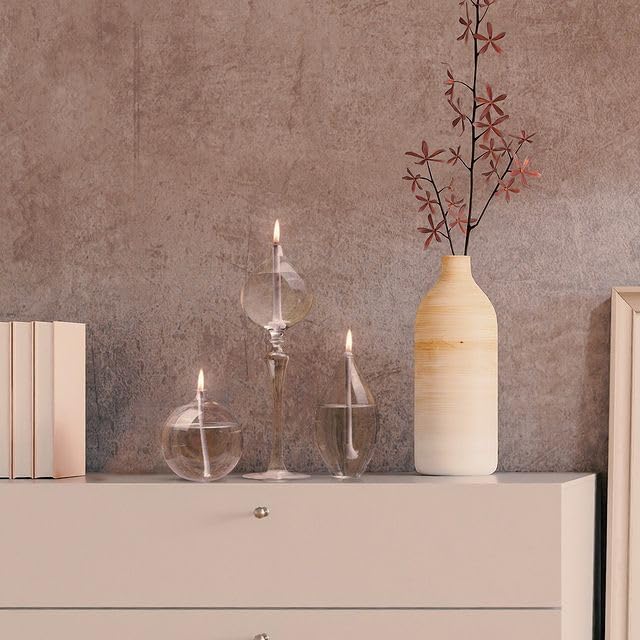 Miniatura 5 de Lámpara de aceite de vidrio soplado a mano, juegos de velas de vidrio de aceite, velas de aceite líquido para iglesia, lámpara de vela, velas de té