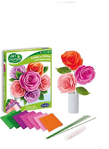 Preisvergleich Produktbild Sentosphere 02001 - Art und Créations: Kreppblumen