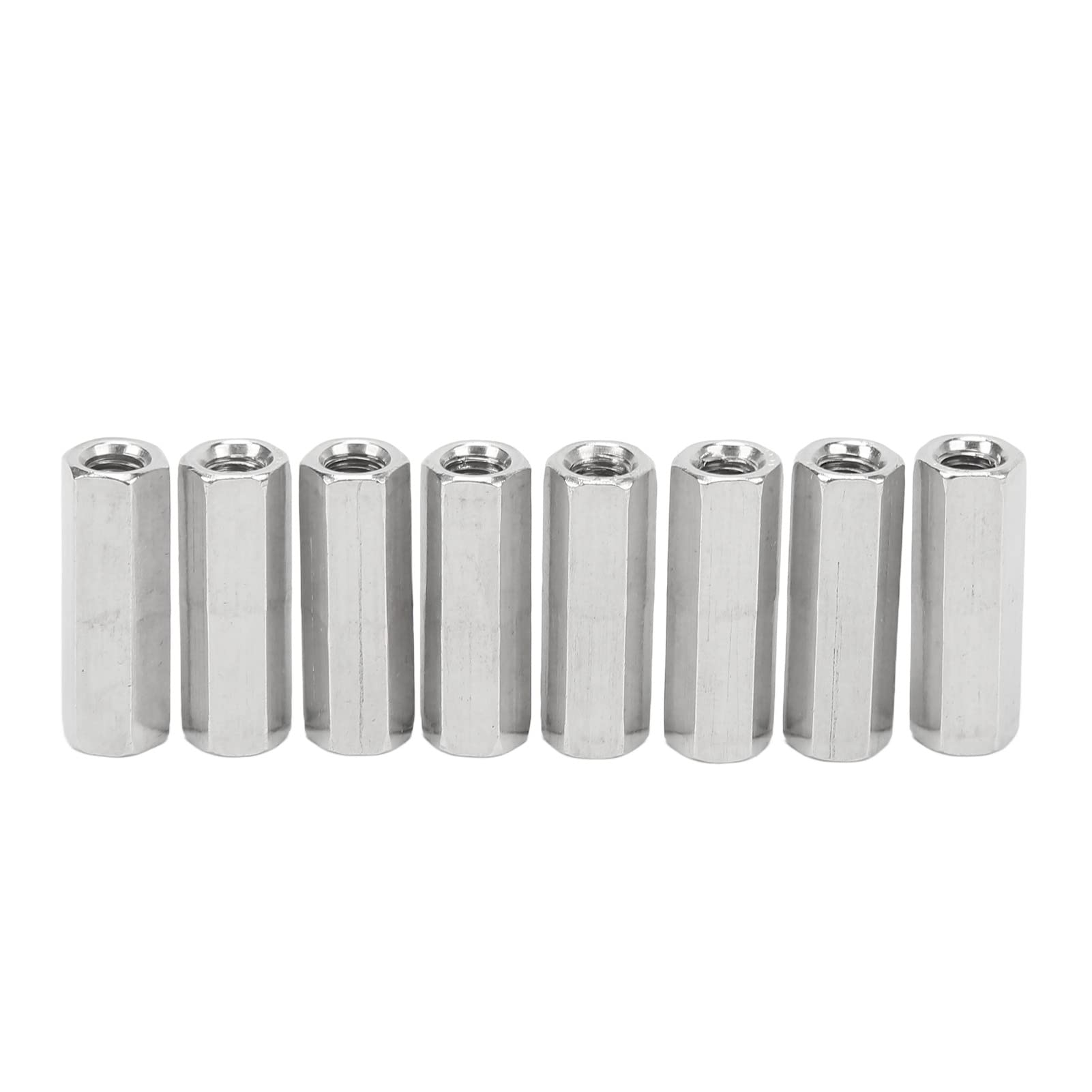 Respicefinem hex Coupling nut m5x0 l25mm Stainless Steel Threaded Rod connectors