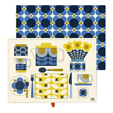 Orla Kiely Atomic Flower Tea Towels Set Cover