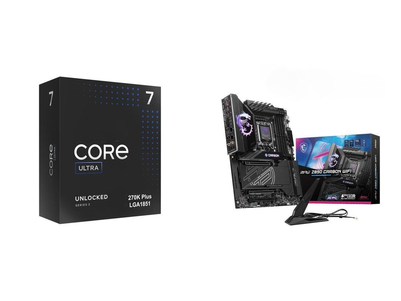 NEWEGG Motherboard CPU Combo-Z890 LGA 1851 ATX Motherboard Bundle with Core Ultra 7 270K…