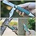 Grafting Knife, COMKIT Professional Foldable Double Blades Graft Knife, Fruit Trees Gardening Grafting Cutting Seedling Budding Tool with Bark Lifter