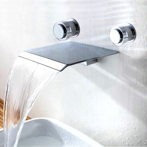 LightInTheBox Contemporary Two Handle Widespread Wall Mount Waterfall